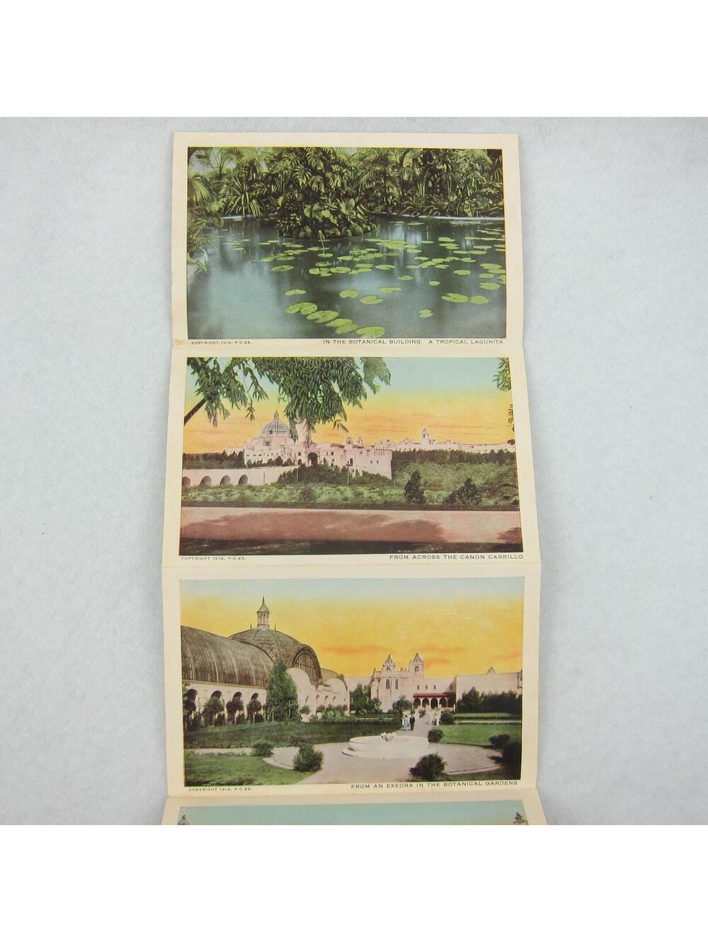 Antique 1915 San Diego Panama California Exposition 25 Postcards Folder RARE - Picture 7 of 12